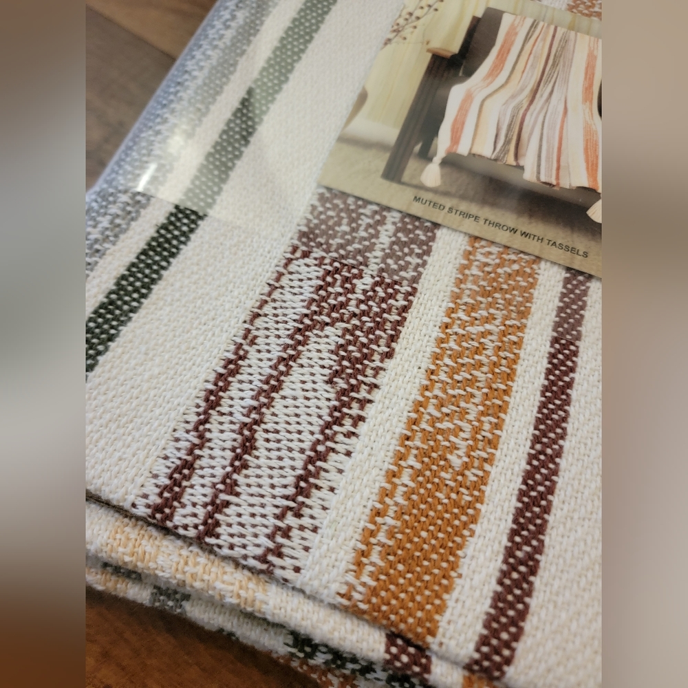 100% Cotton Throw Blanket - Picture 3 of 6